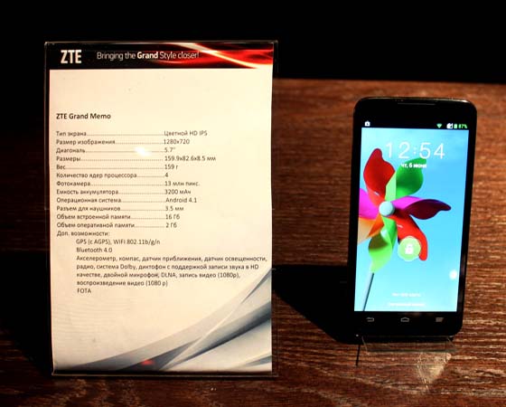 смартфоны ZTE 